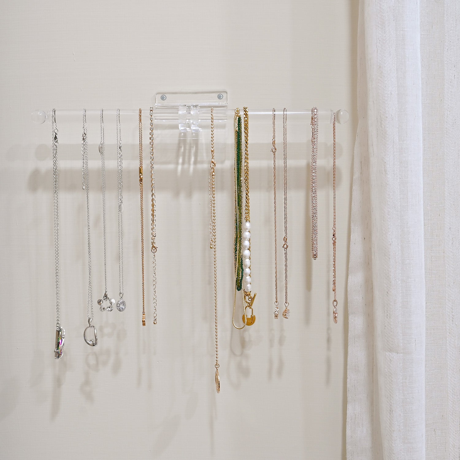 2 Pcs Set  Acrylic "T" Bar Bracelet Display