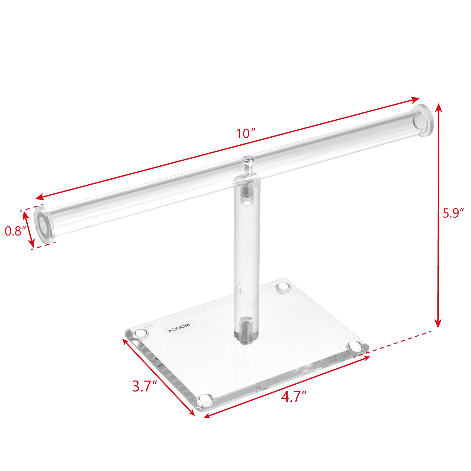 Acrylic "T" Bar Bracelet Display-Nile Corp