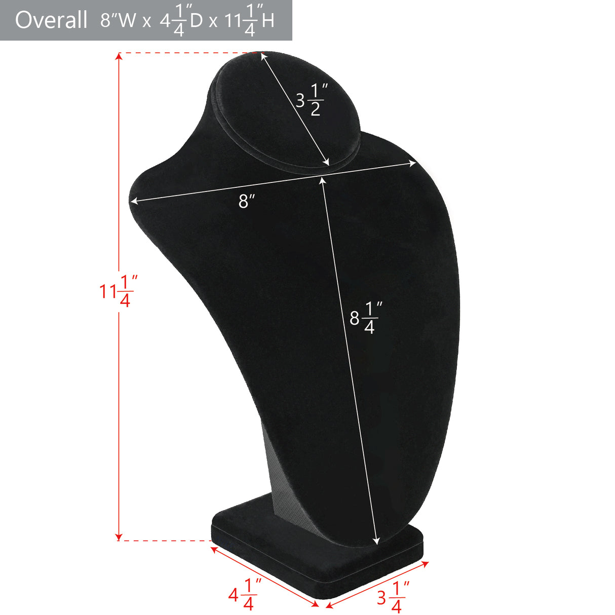 necklace display bust