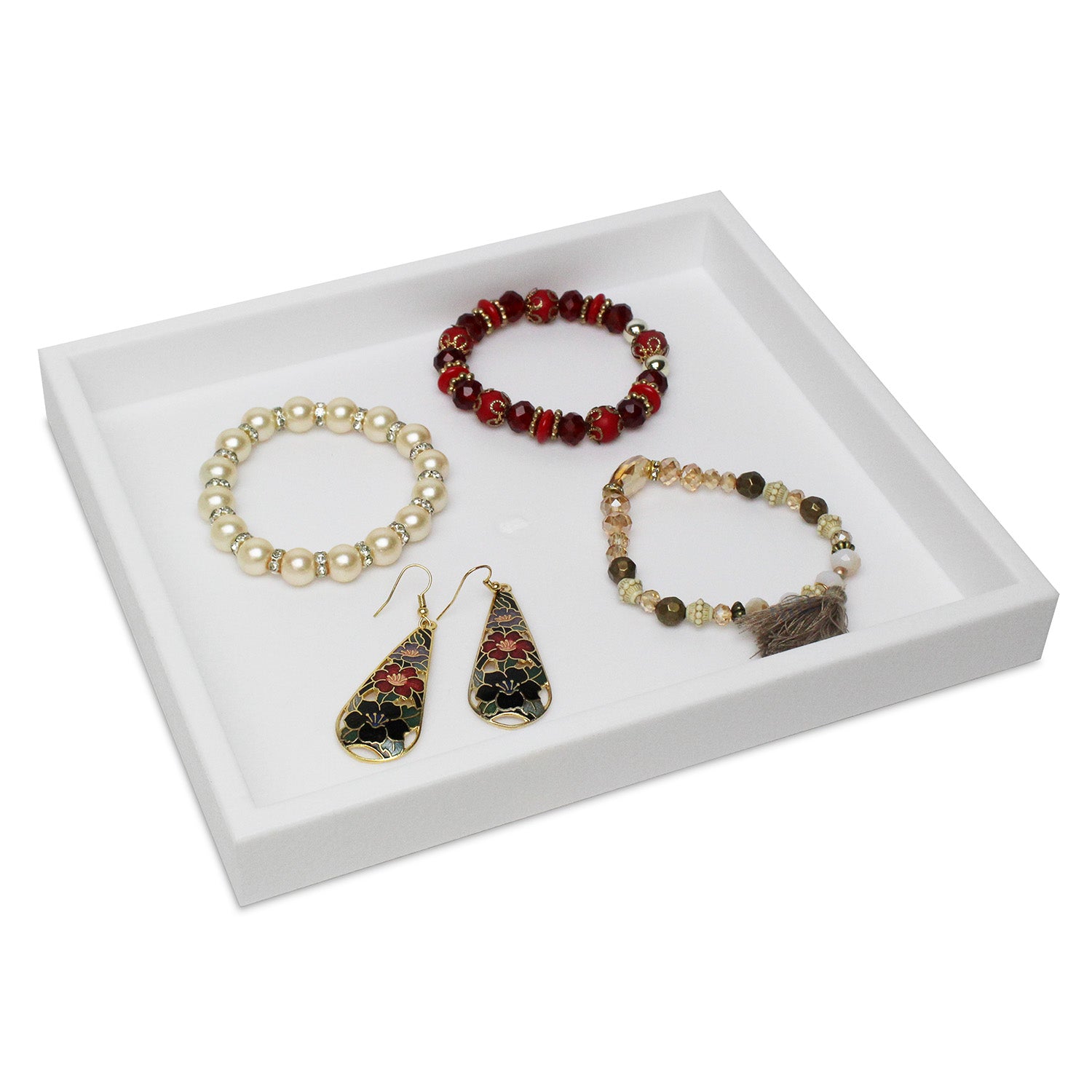 Stackable Plastic Jewelry Tray-Nile Corp