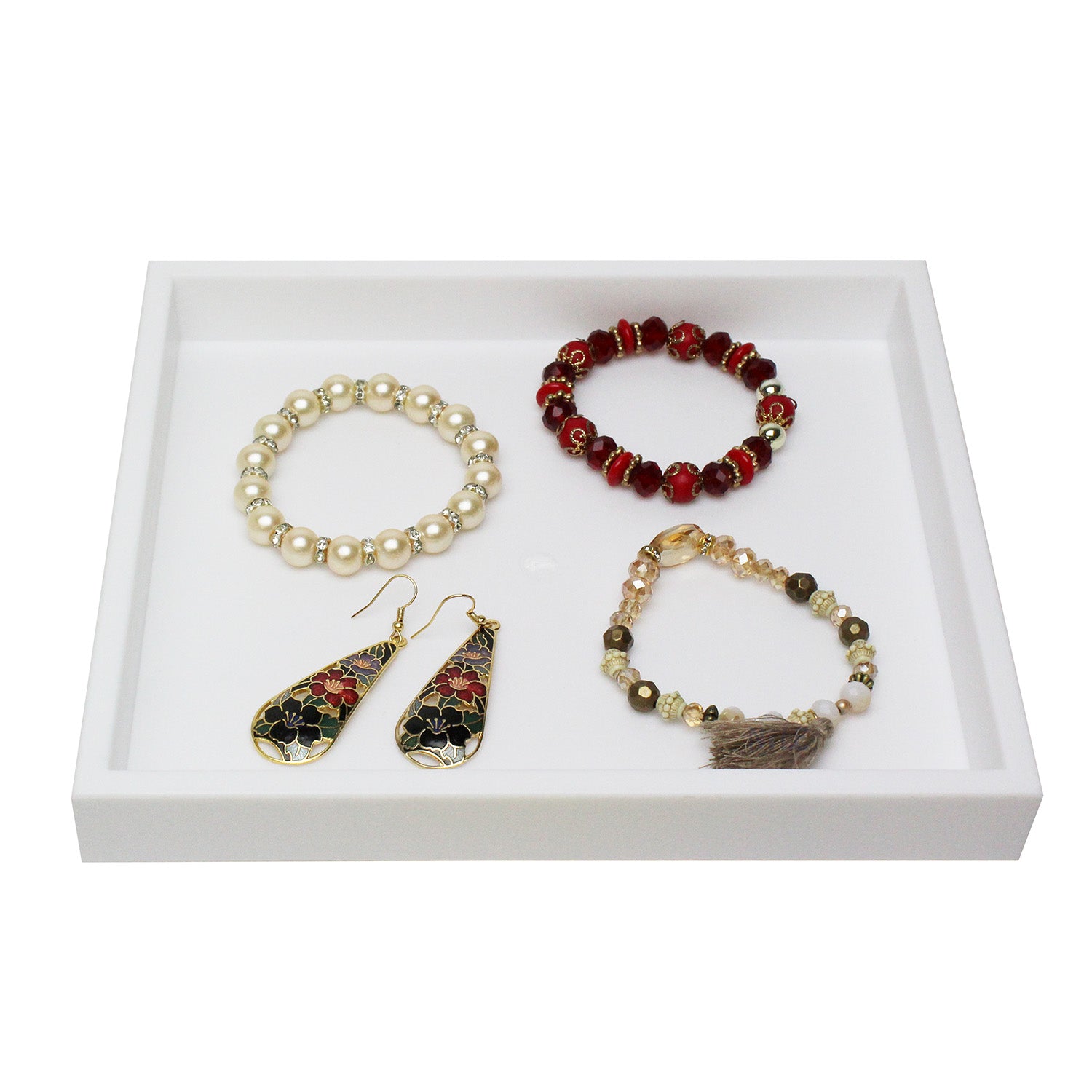 Stackable Plastic Jewelry Tray-Nile Corp