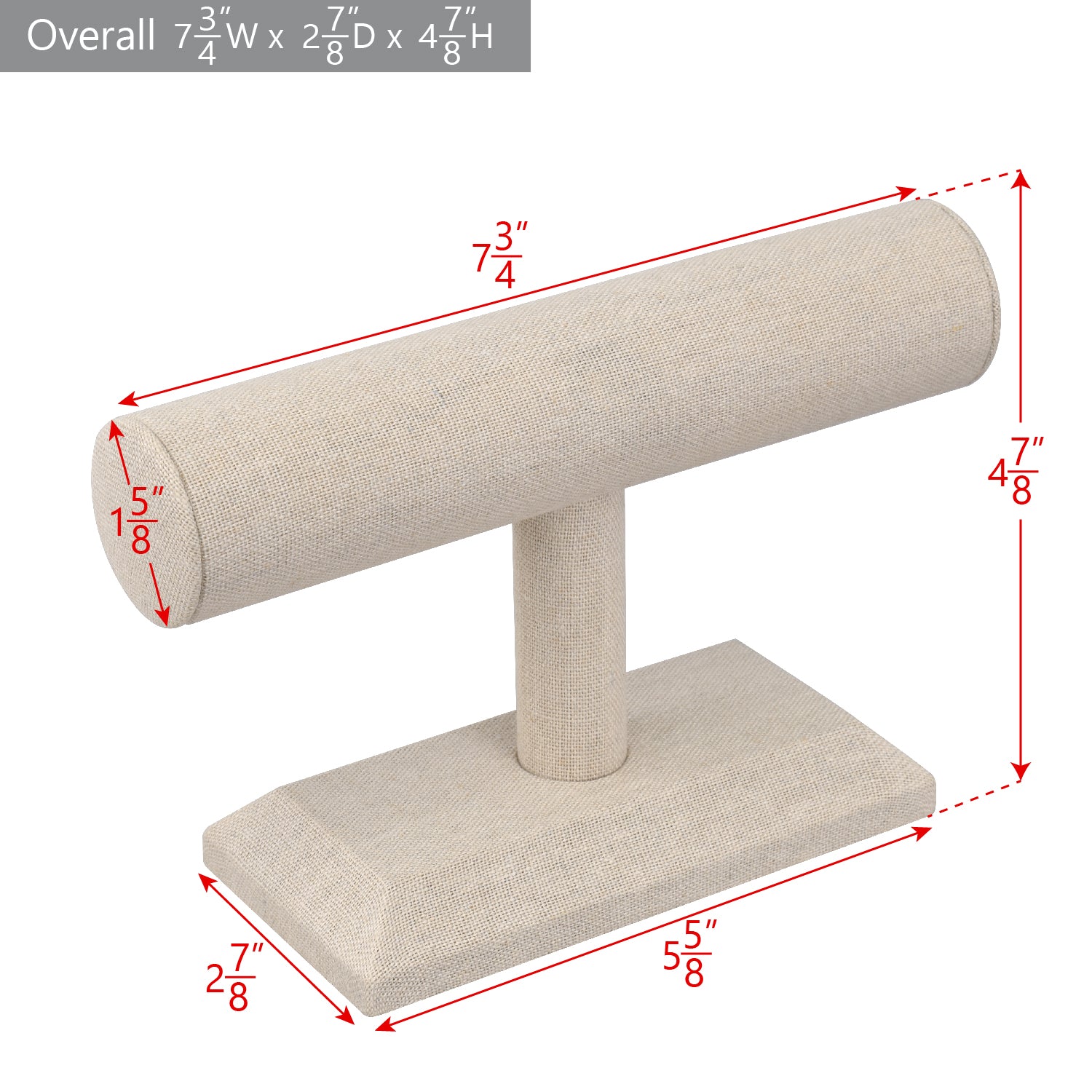 #219-LNT Single T-Bar Bracelet Display