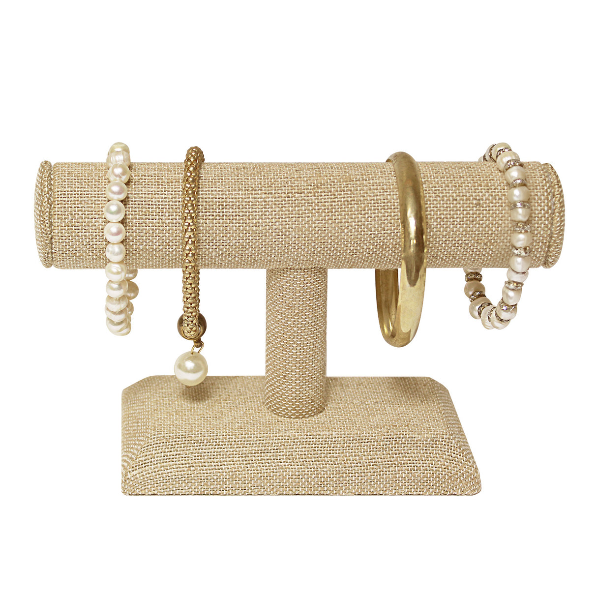 Linen T-Bar Bracelet Display-Nile Corp