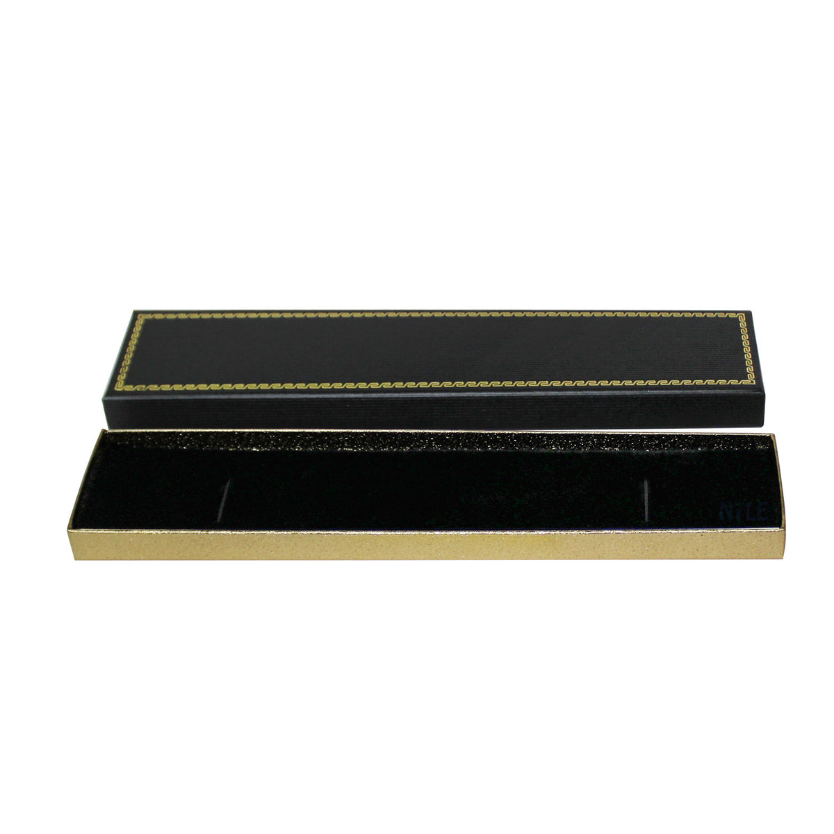#29-921 Black Paper Wrapped Long Bracelet Box