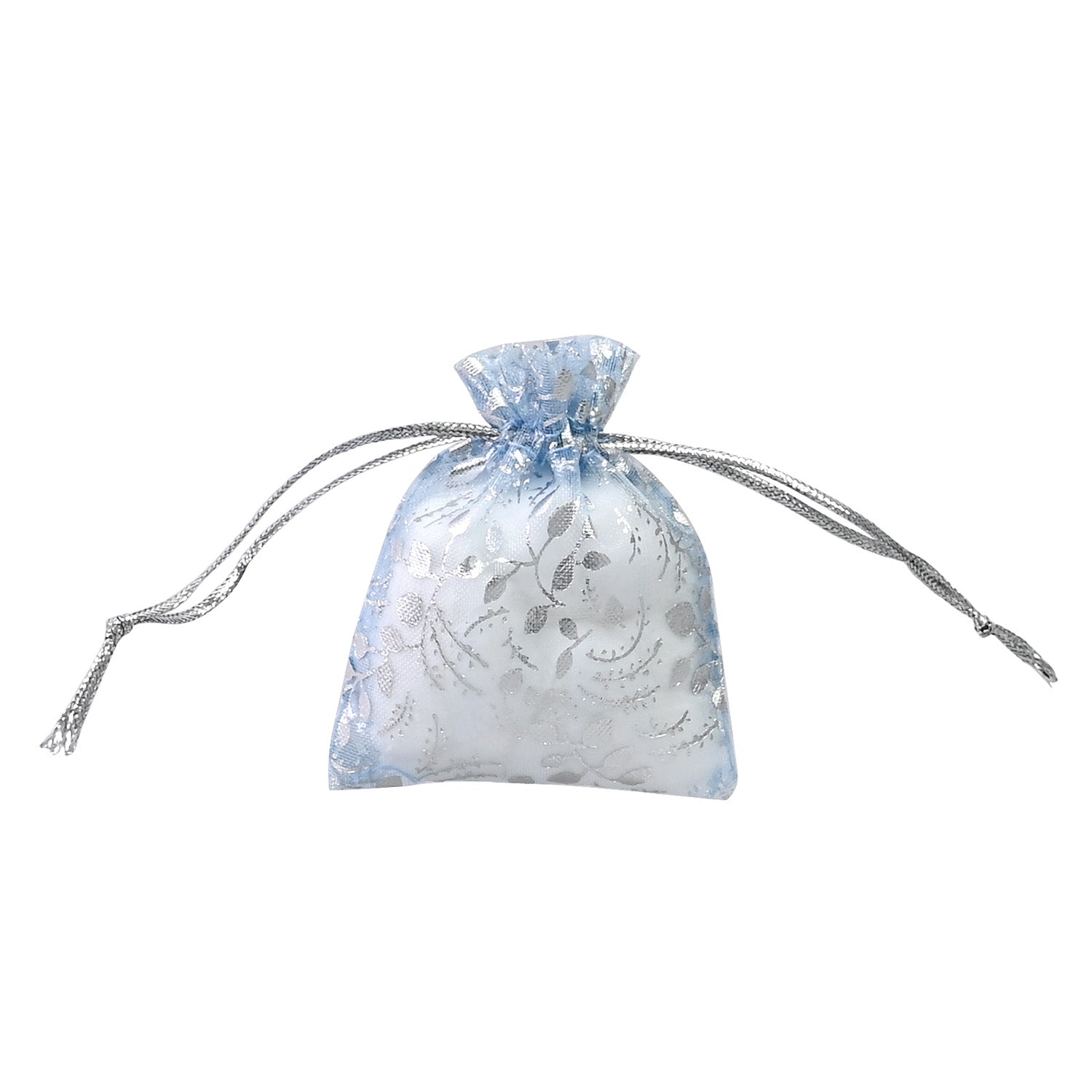 #BX2291  Stars Rose Leave Drawstring Organza Bags Jewelry Pouches