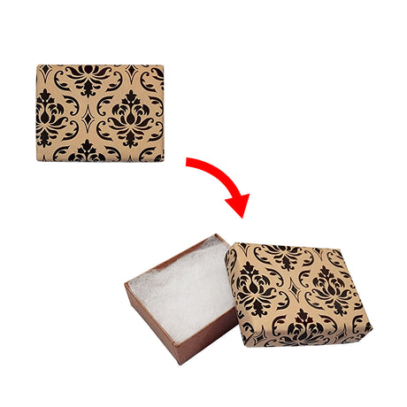 Damask Cotton Filled Boxes-Nile Corp
