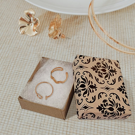 Damask Cotton Filled Boxes-Nile Corp