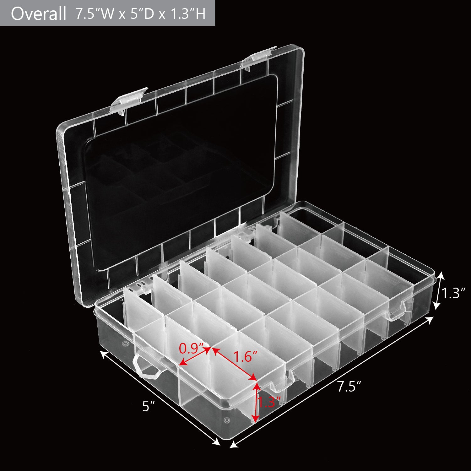 #BX6324  Jewelry Organizer Case Easy to Carry Earrings and Rings