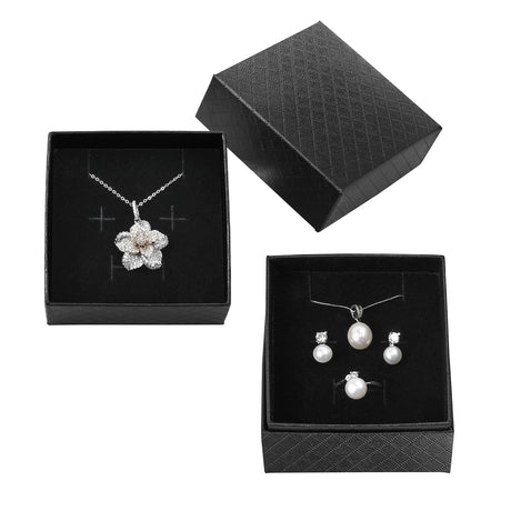 #BX9605 Diamond-Pattern Paper Cotton Filled Boxes