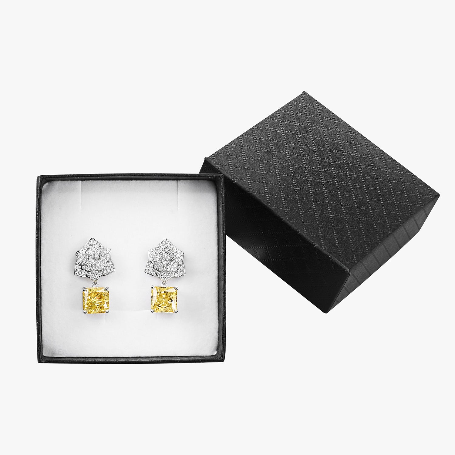 #BX9605 Diamond-Pattern Paper Cotton Filled Boxes