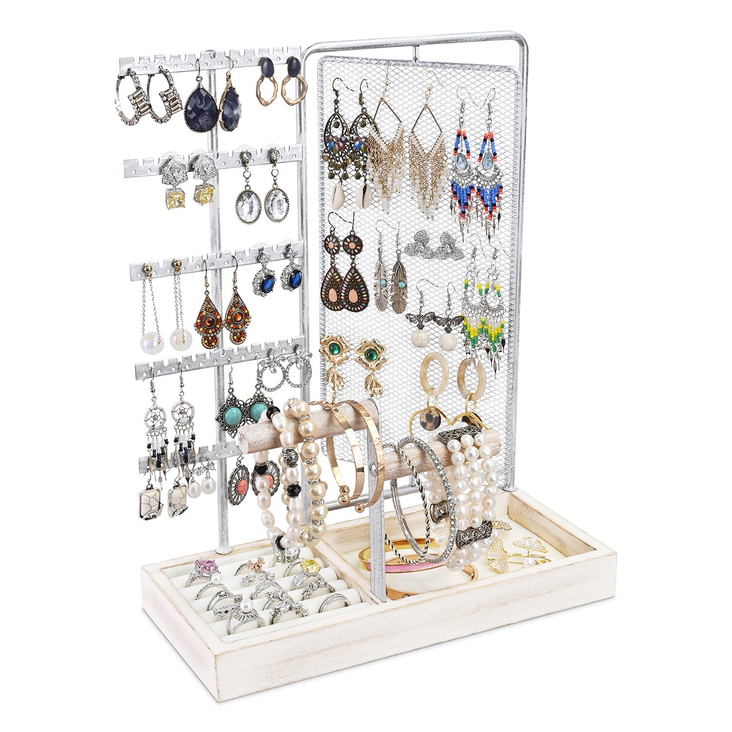 #DJP4231ATWH  Jewelry Organizer Display