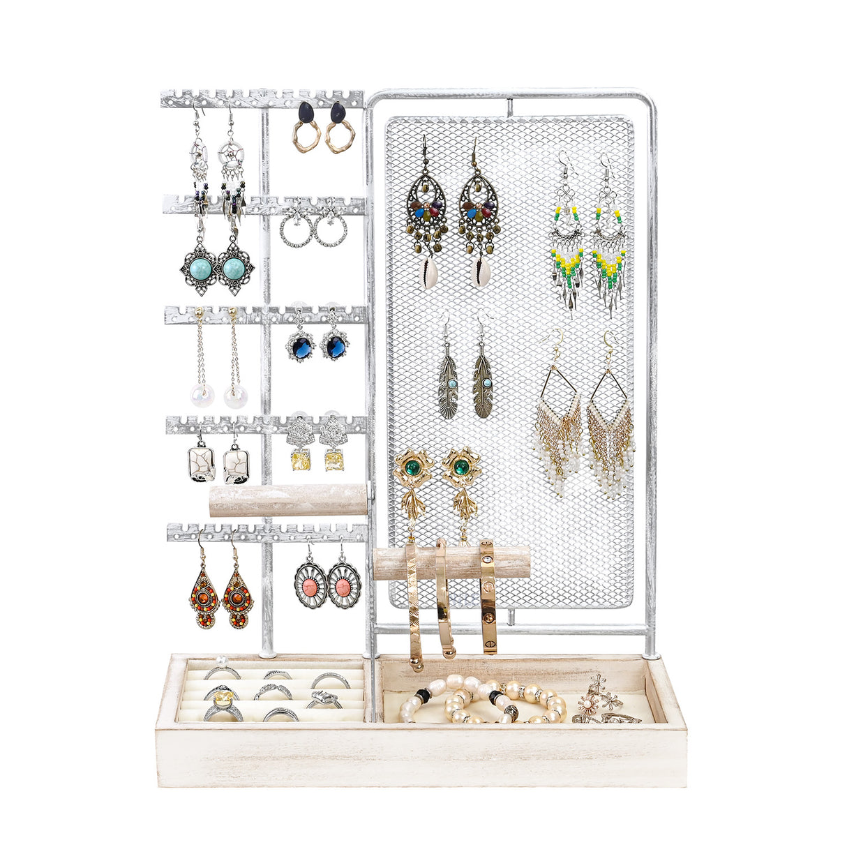 #DJP4231ATWH  Jewelry Organizer Display