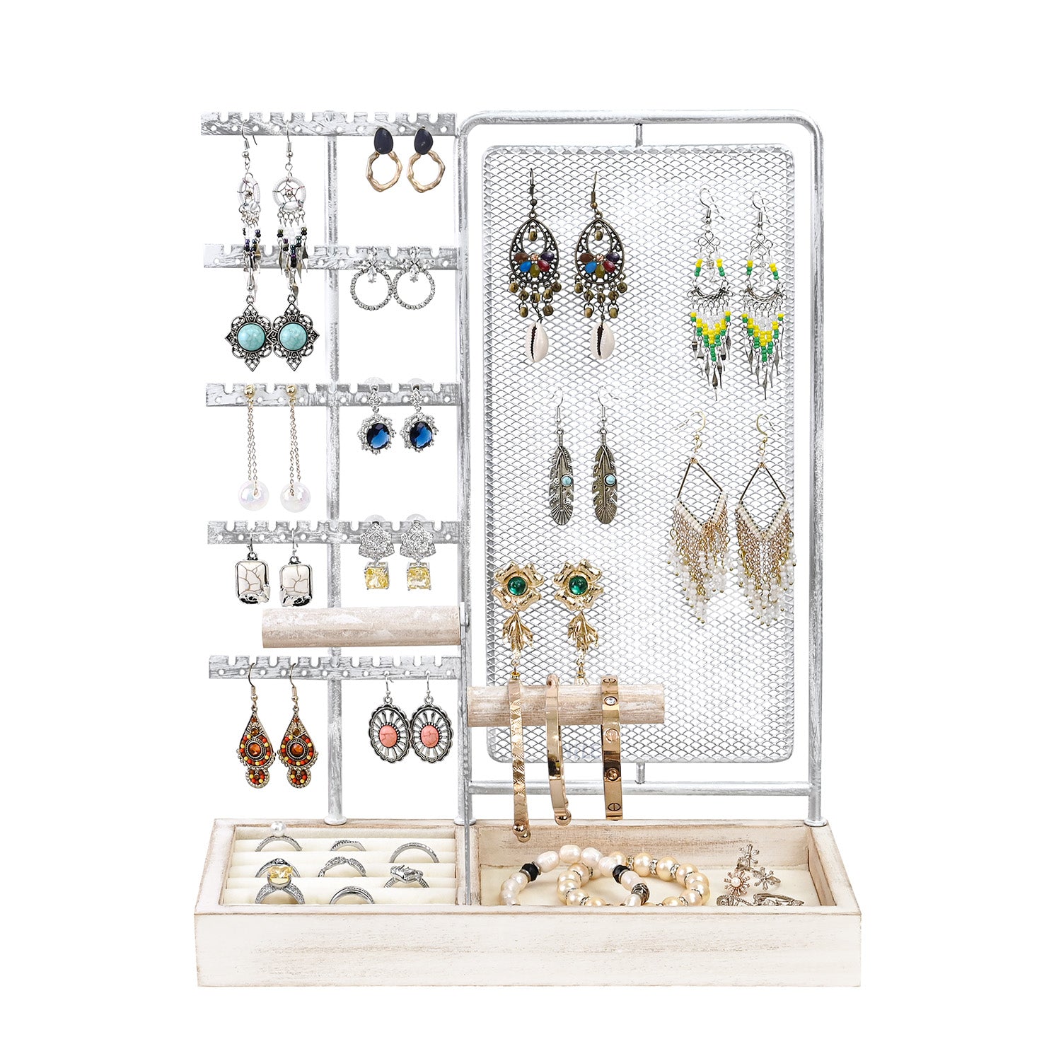 #DJP4231ATWH  Jewelry Organizer Display