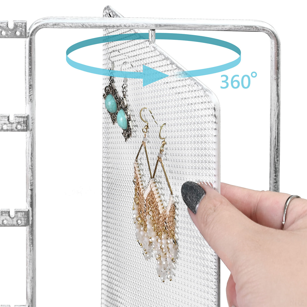 #DJP4231ATWH  Jewelry Organizer Display