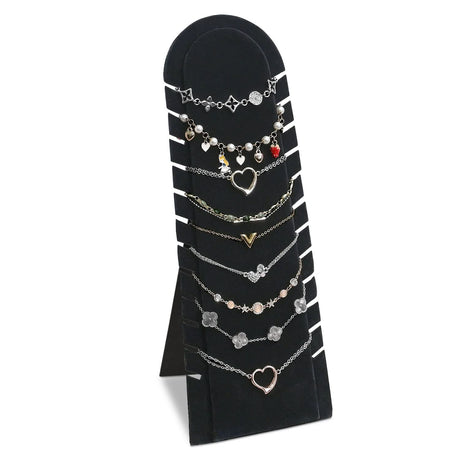 #DPJ7712 Bracelet Necklace and Chain Display Pad with Easel