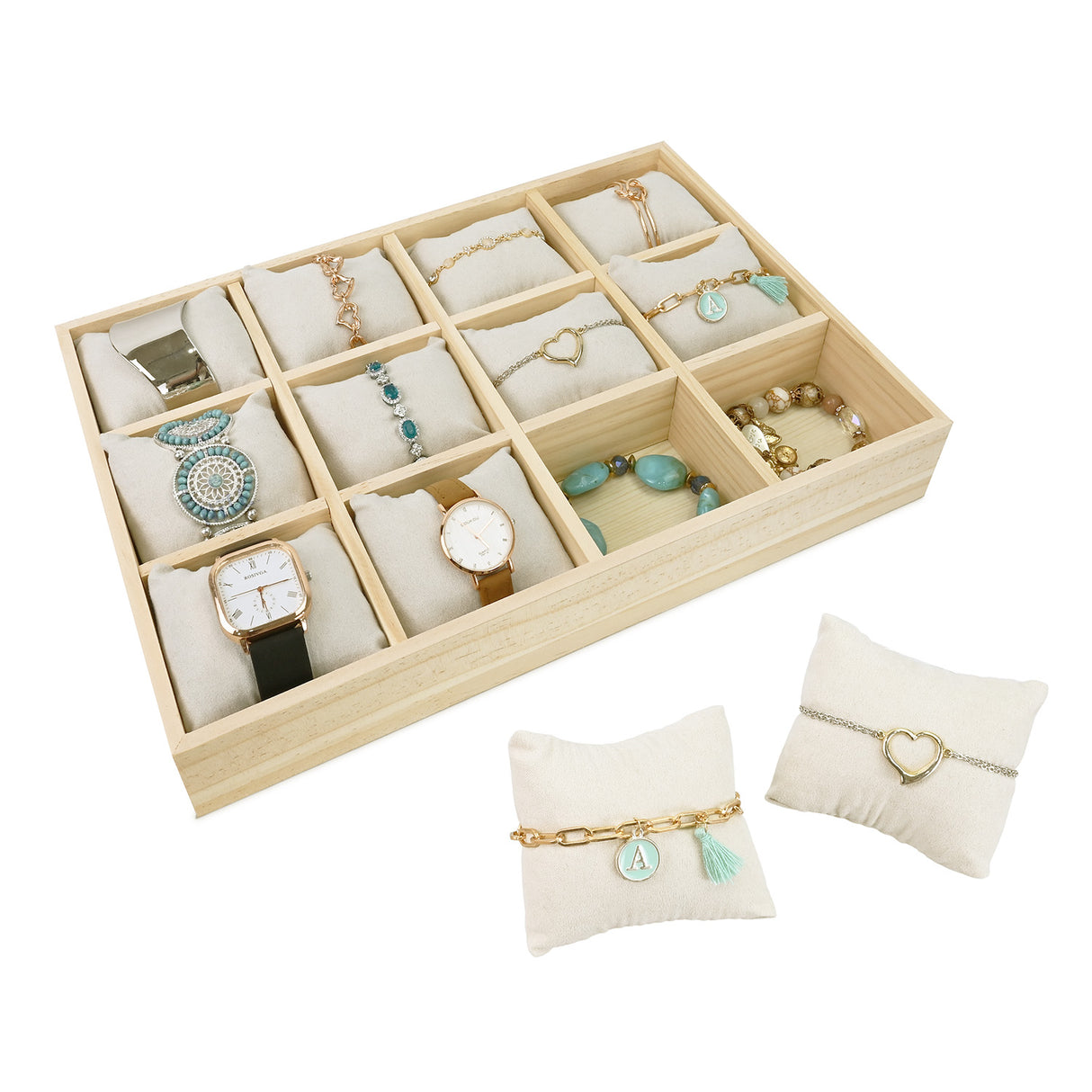 #DPW4512 Watch Storage Box, Watch Display Tray, Bangle Display Tray