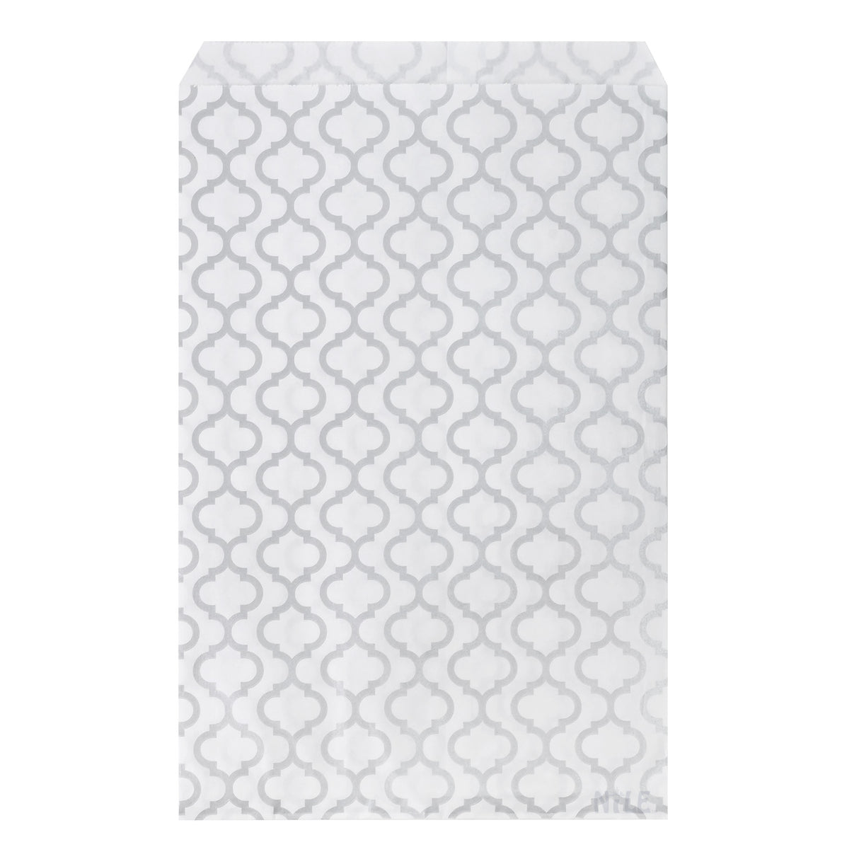 Silver Printed Paper Gift Bags
