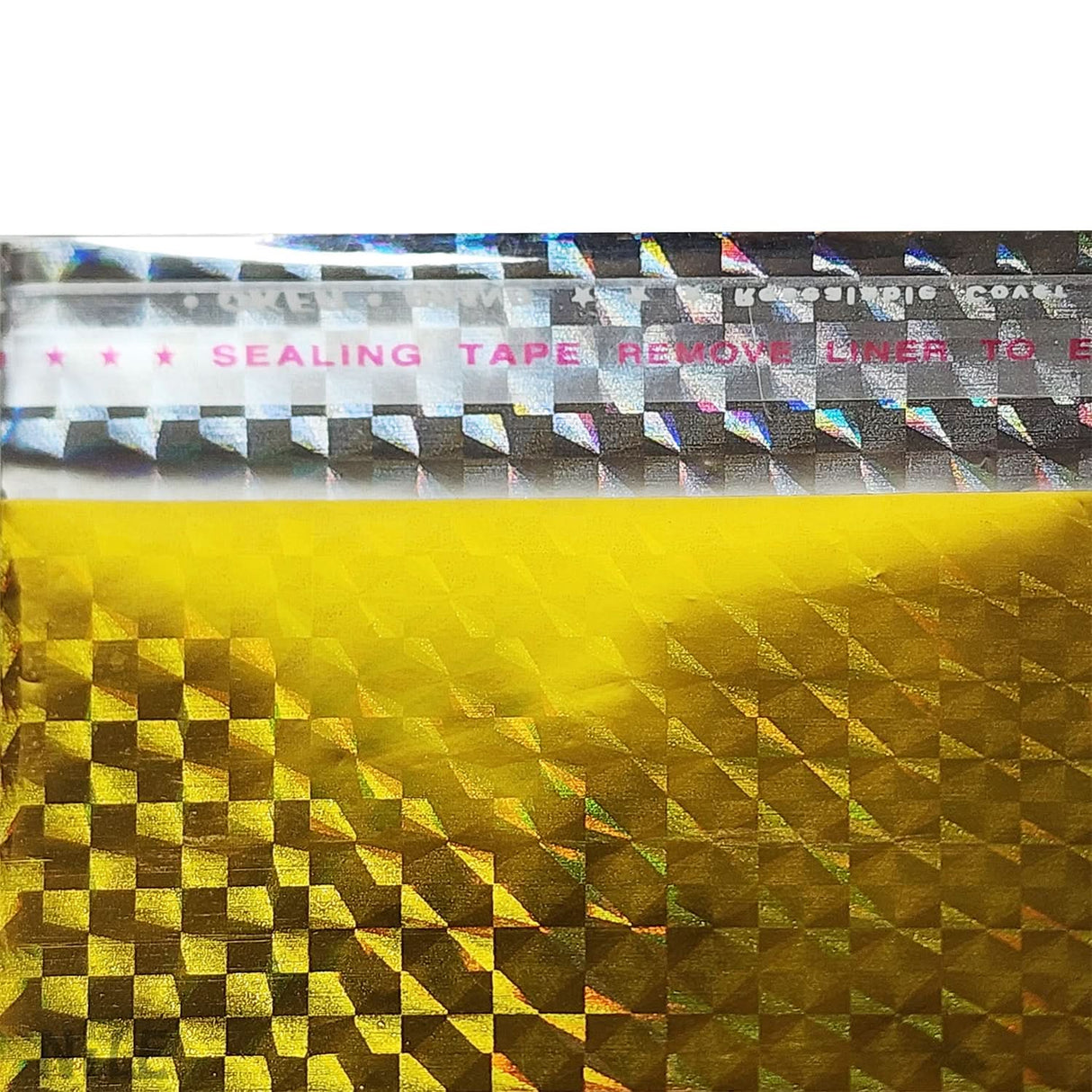 Hologram pvc gift bag with self-adhesive sealing strip-Nile Corp