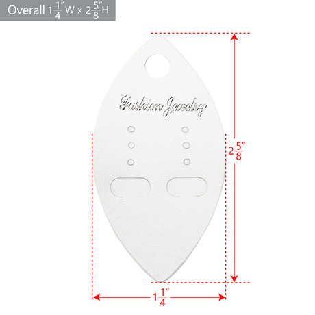 #ERC-1486 Paper-Covered Plastic Hanging Earring cards