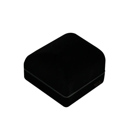 #FQ2E Small Square Flocked Flocked Soft Earring Square Box