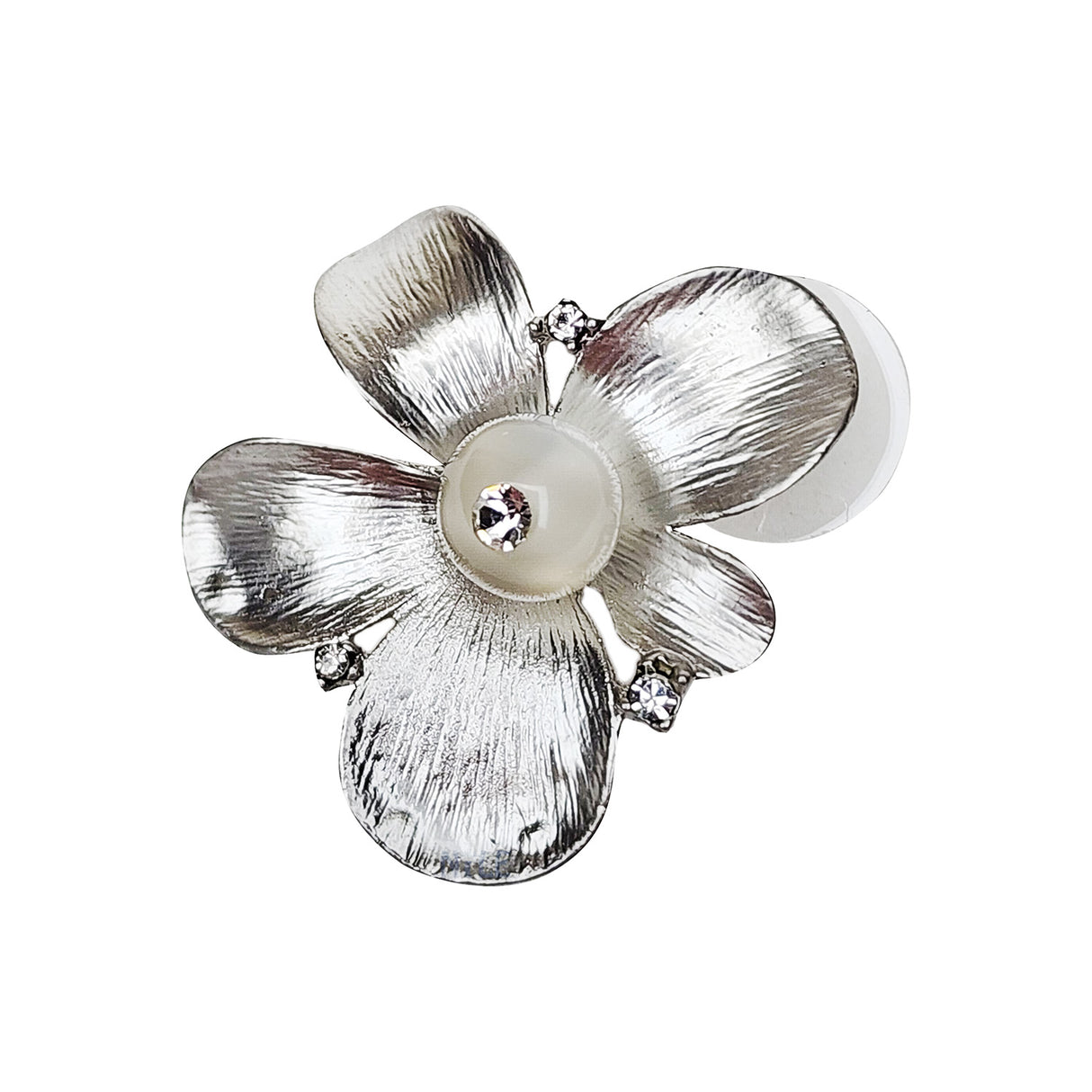 #GIF-578ES Metal Earring Silver Nickel Free Lead Free -Nile Corp