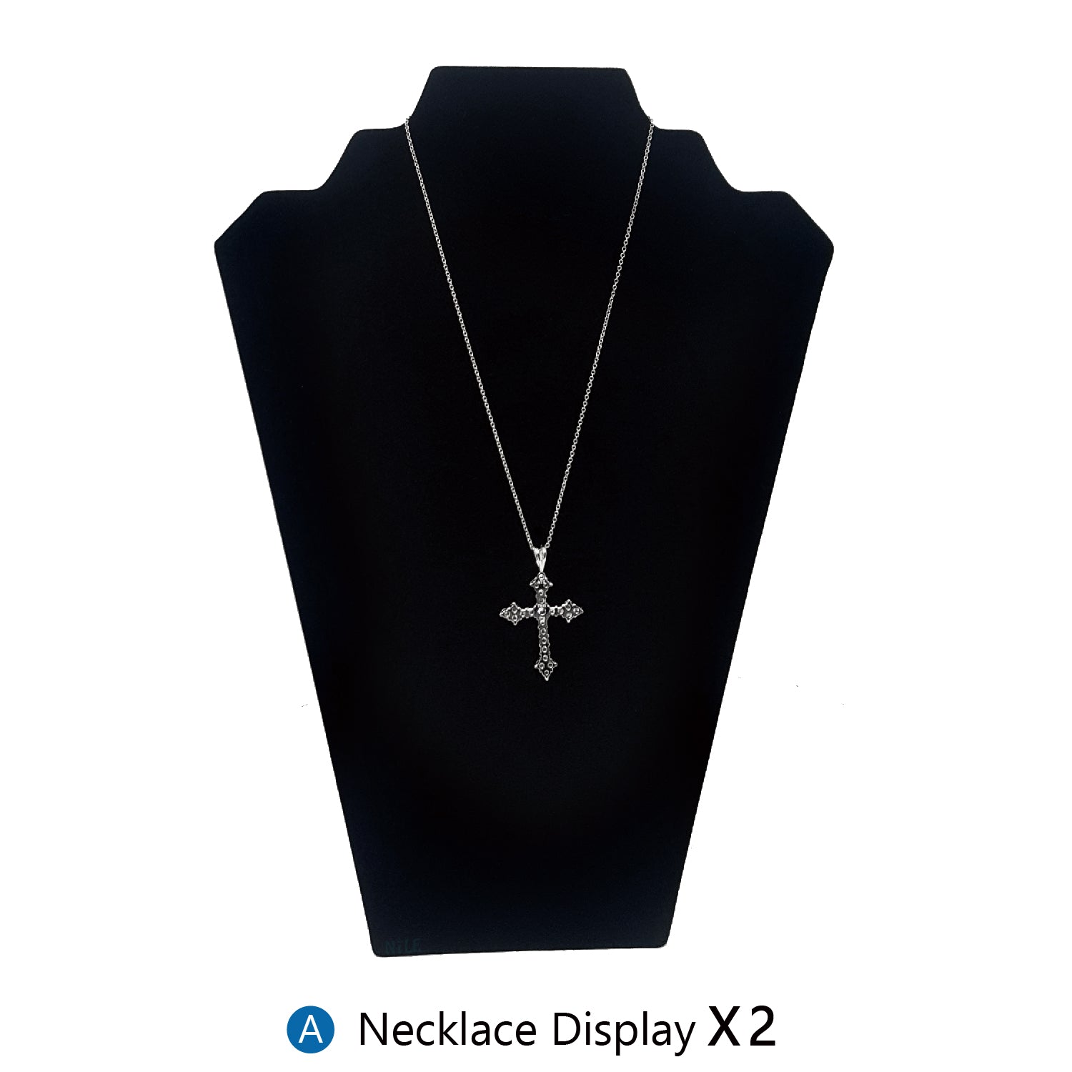 #JWY1203SET 11 Pcs Black Velvet Jewelry Display Set , Earring Holder, Necklace Display, Bracelet Set