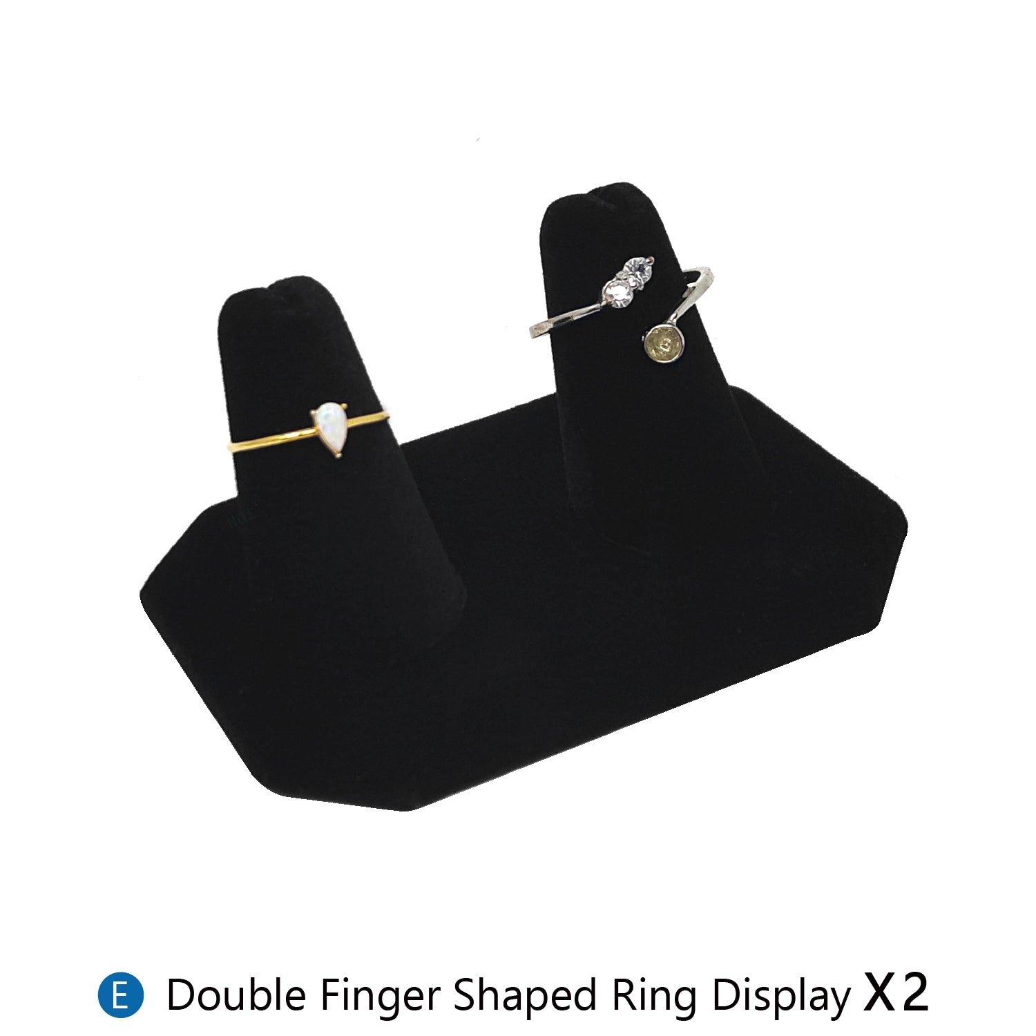#JWY1203SET 11 Pcs Black Velvet Jewelry Display Set , Earring Holder, Necklace Display, Bracelet Set