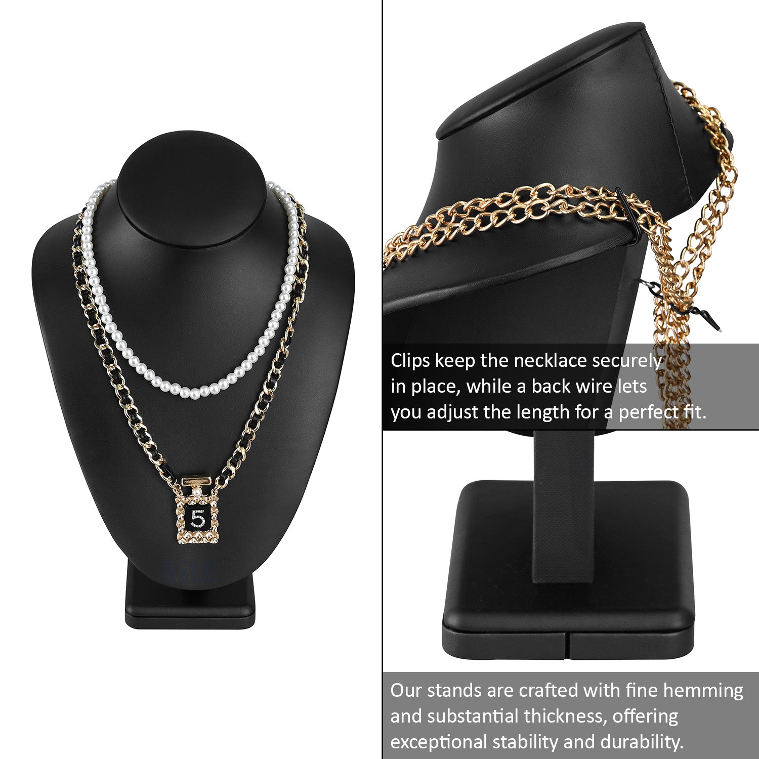 Jewelry Display Set, Necklace Bust, Bracelet Stand, Earring Ring Holder Stand