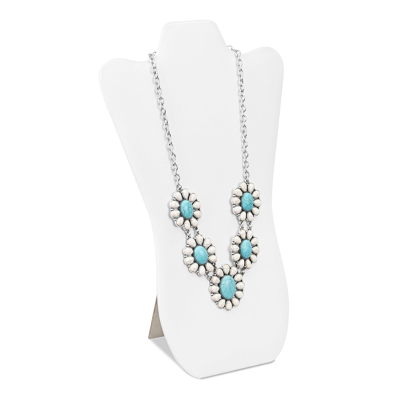 #JWY1309-LW 11 Pcs Jewelry Display Set, Necklace, Earring and Ring Set