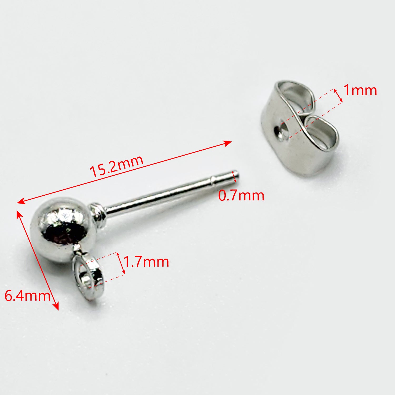 ball post earring stud