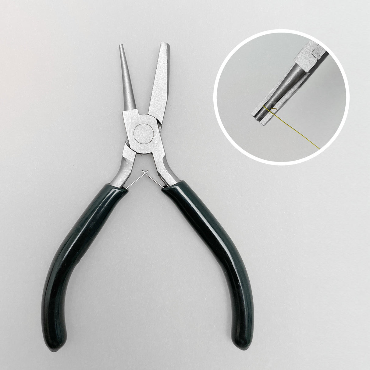 Concave and Round Nose Pliers with Cutter Round Concave Pliers Wire Looping