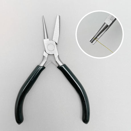 Concave and Round Nose Pliers with Cutter Round Concave Pliers Wire Looping