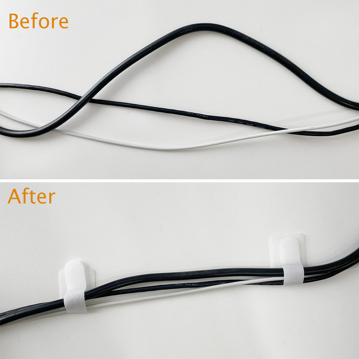 20pcs Reusable Fastening Cable Ties 3.54"L