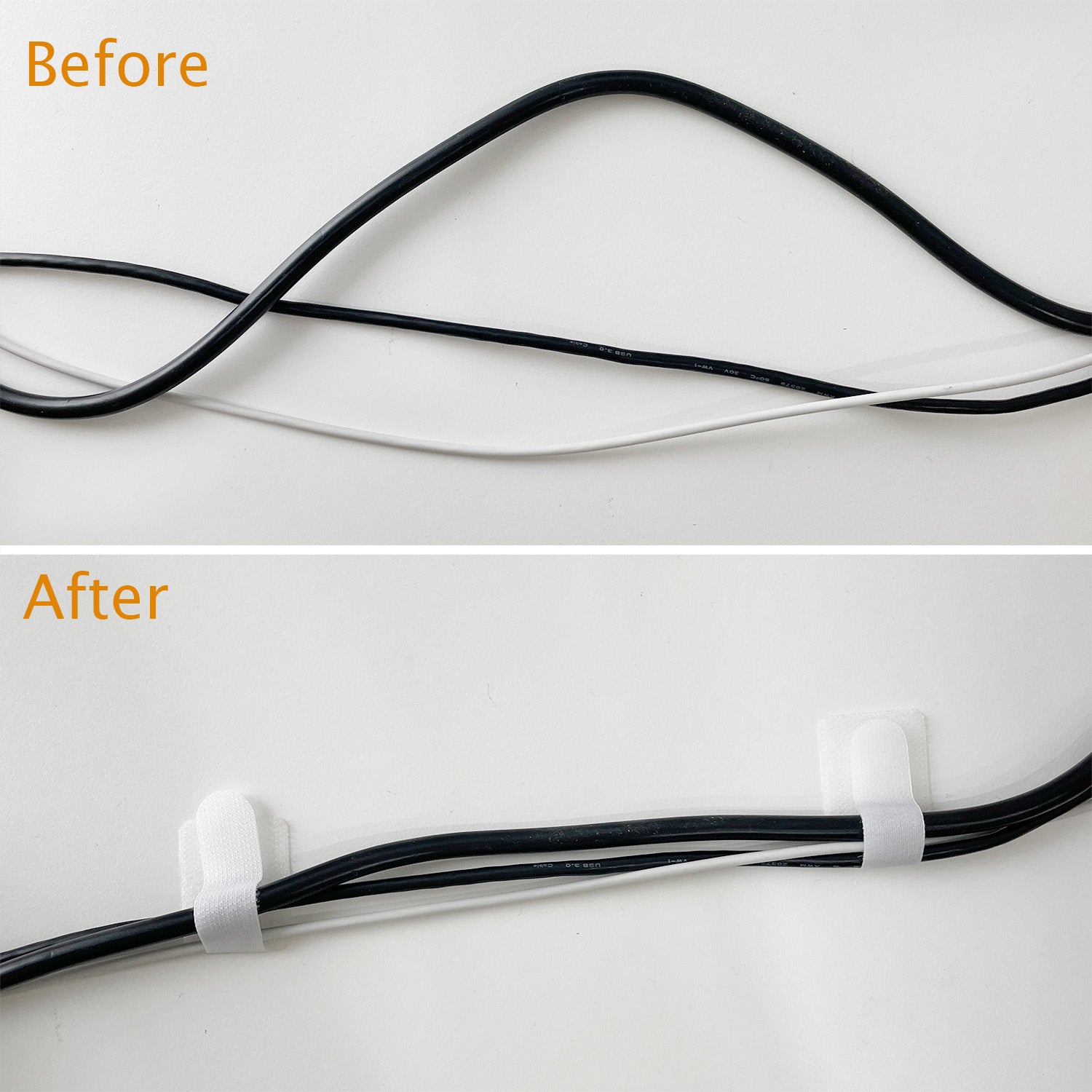 20pcs Reusable Fastening Cable Ties 3.54"L