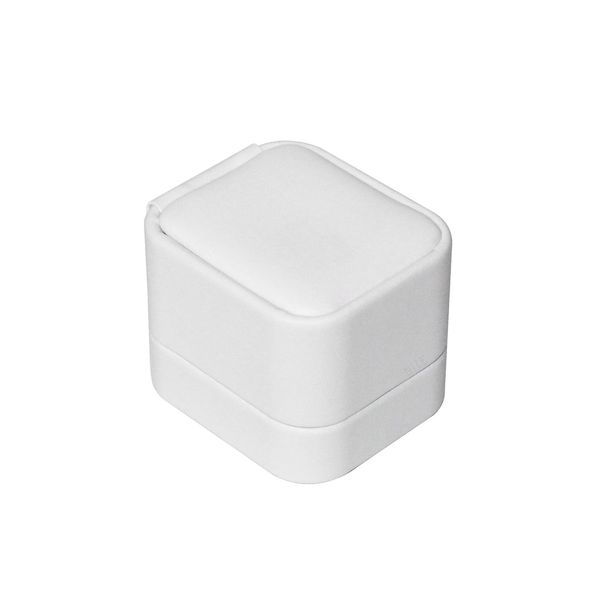 #RCE3 Round Corner Style Faux Leather Earring Box with 2 pcs Packer