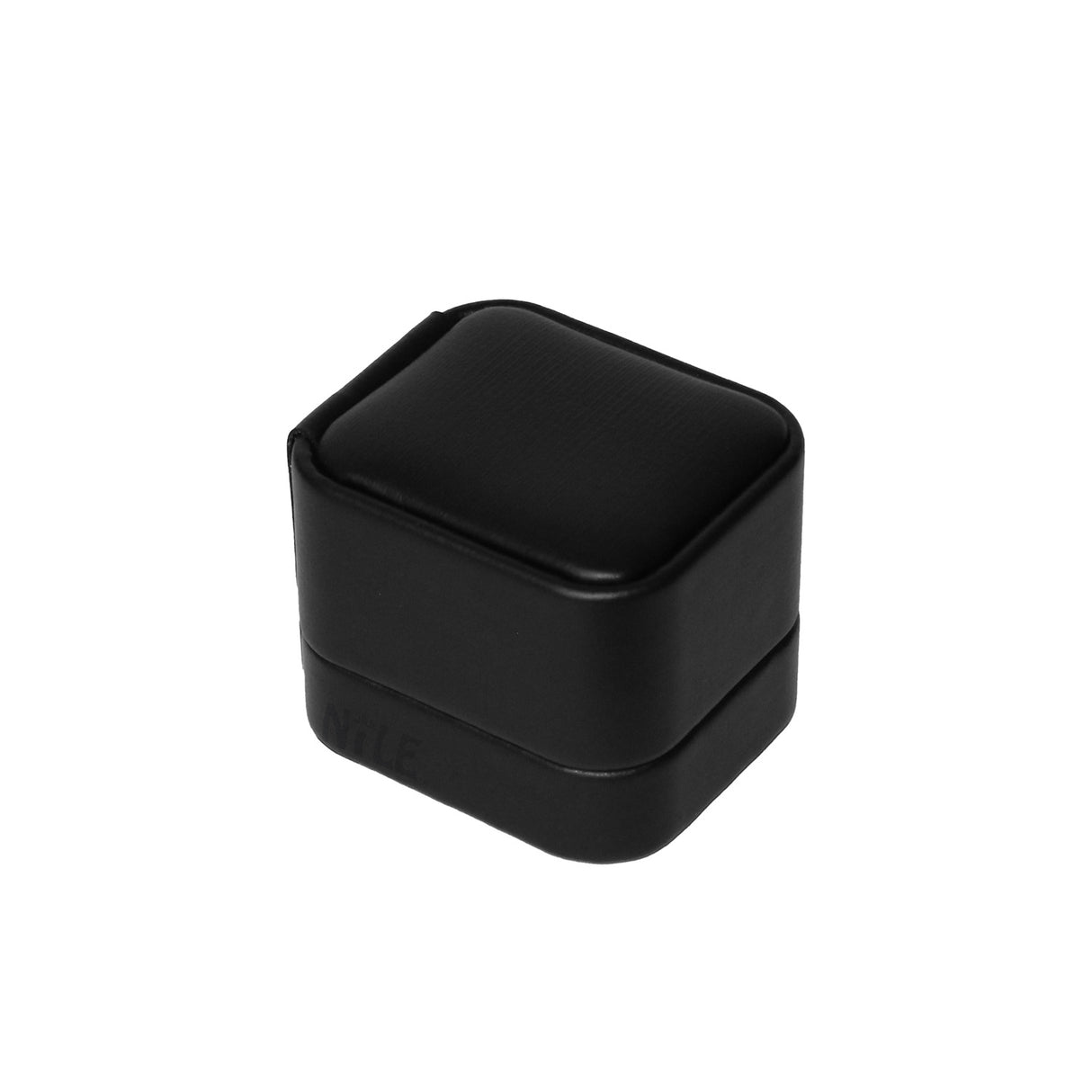 #RCR3 Round Corner Style Faux Leather Single Ring Box with 2 pcs Packer