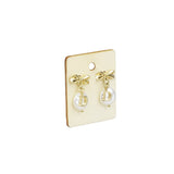 #WBX510 12 Pcs Set Natural Wood Earring Cards Earring Holders Wooden Earring Display Cards Bulk Earring Cards Hanging Earring Cards