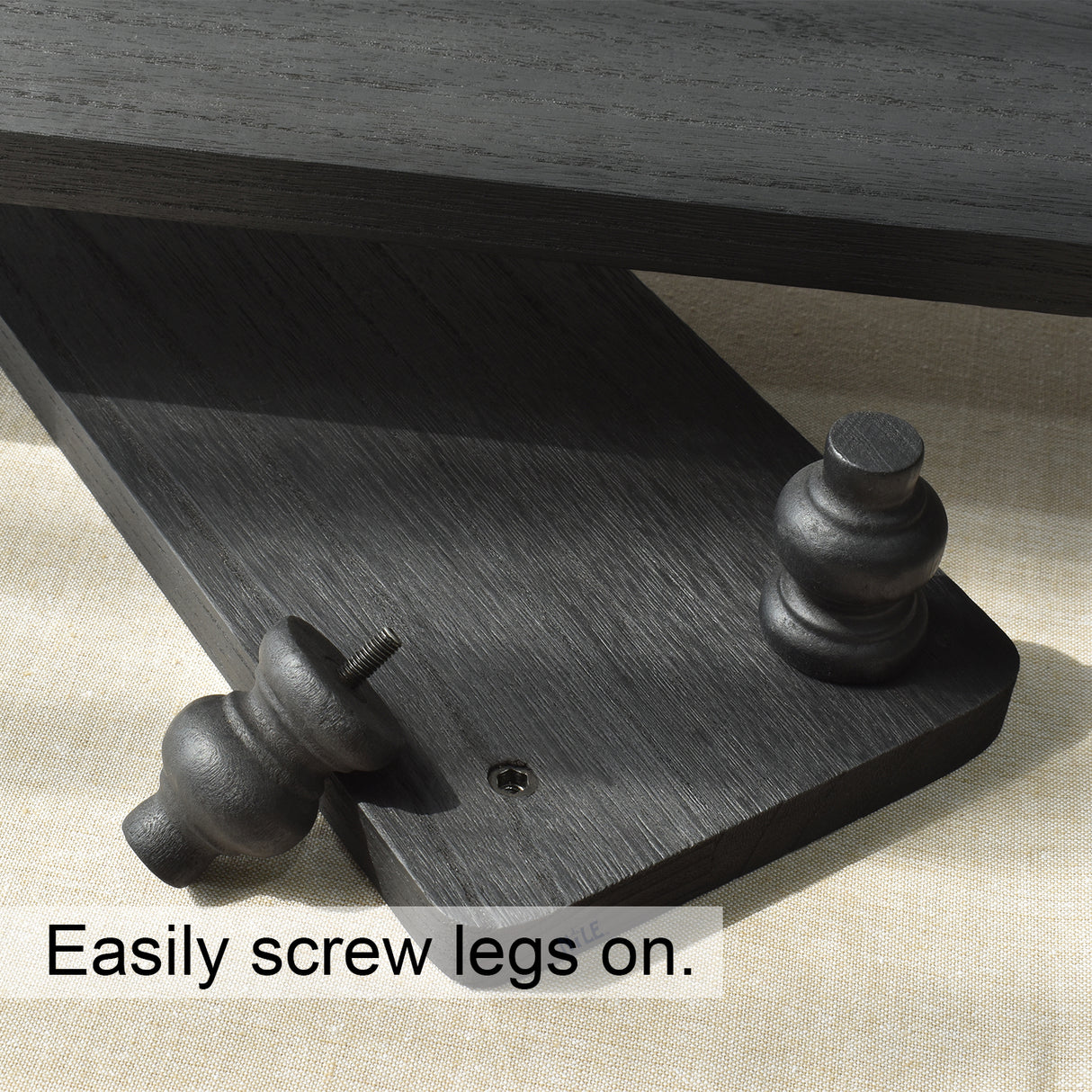 #WD2202 2Pcs wood retail display riser stands