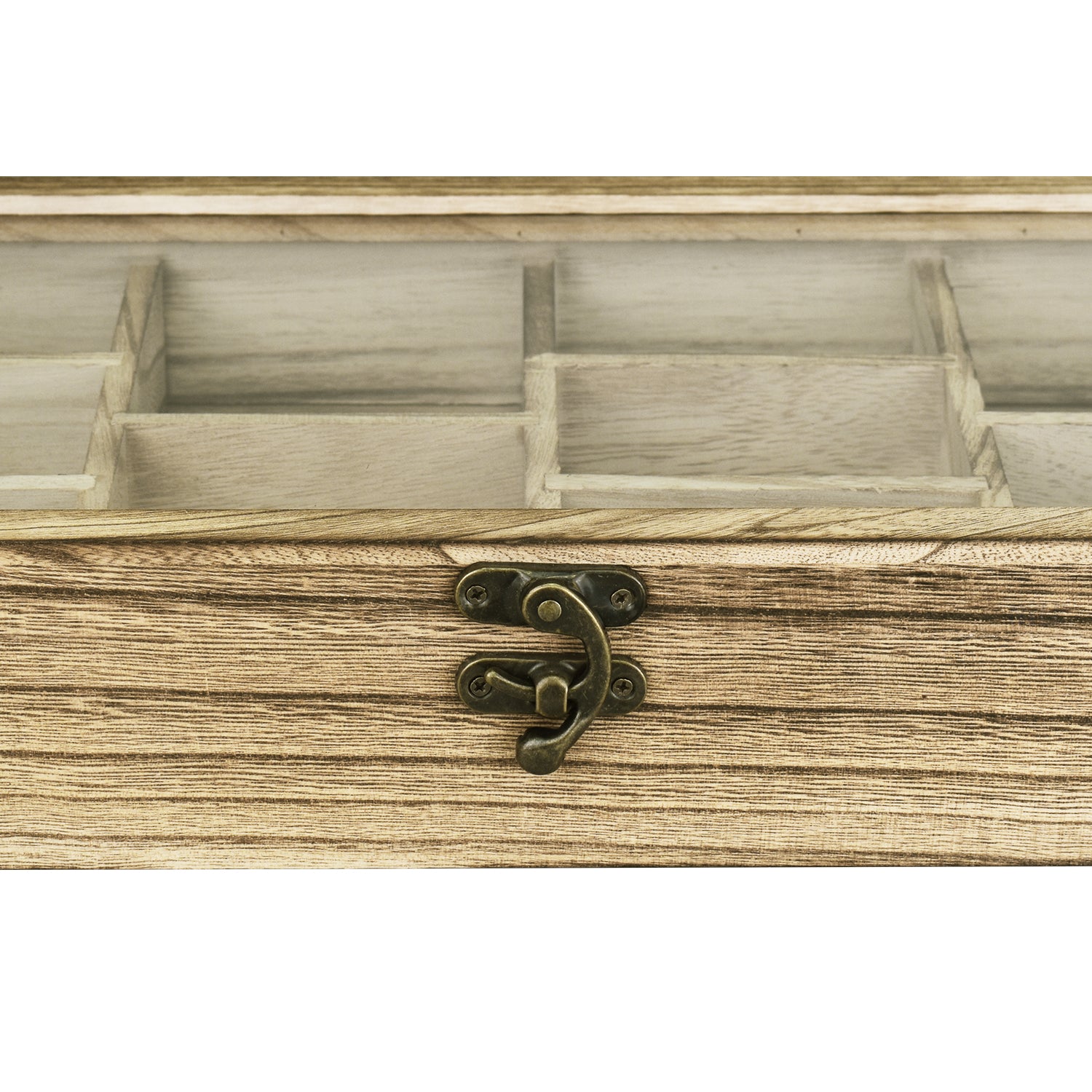 #WD8620 Hanging Wooden Display Case Hinged Glass Front Door