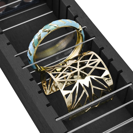 #WDJ3314BK Bracelet And Bangle Holder, Jewelry Display Tray, Bracelet Tray