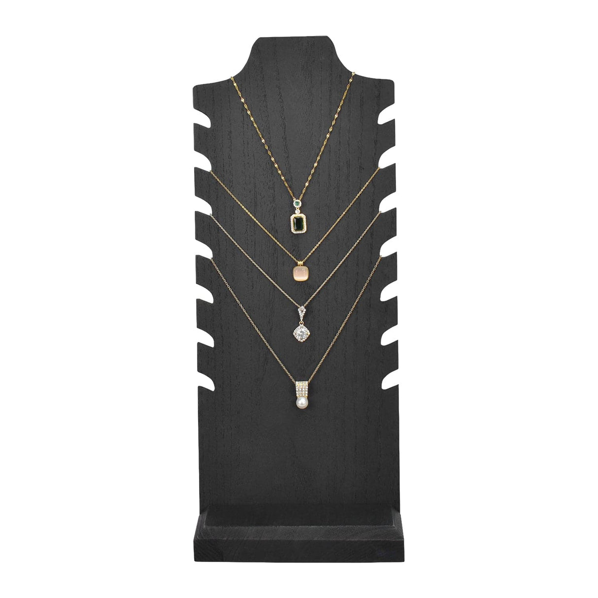 #WDN68 Wooden Multiple Necklace Display Stand