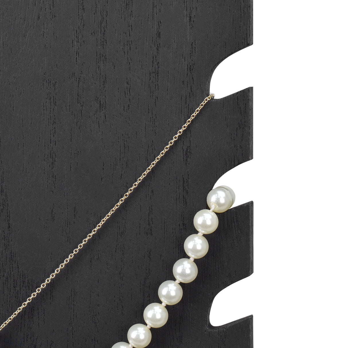 #WDN68X2 Wooden Freestanding Necklace Display Stand