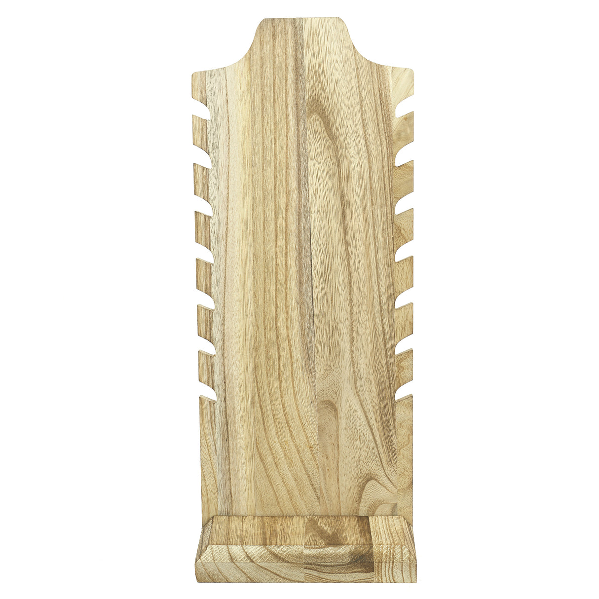 #WDN68X2 Wooden Freestanding Necklace Display Stand