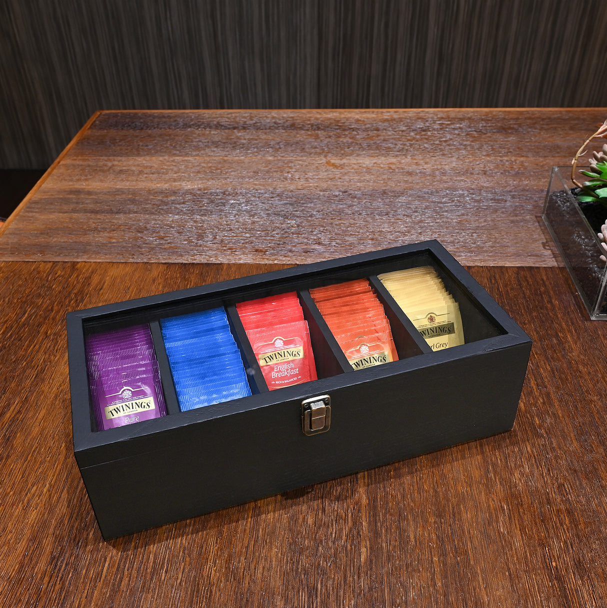 #WDP1319-A 5-Tier Wall Mounted Wooden Display Case