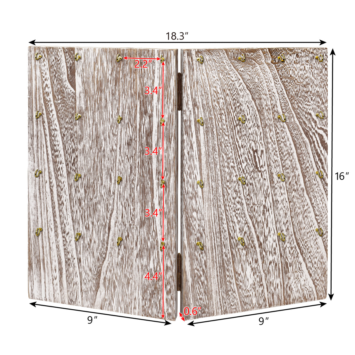#WDT534 Two-Sided Jewelry Display Stand