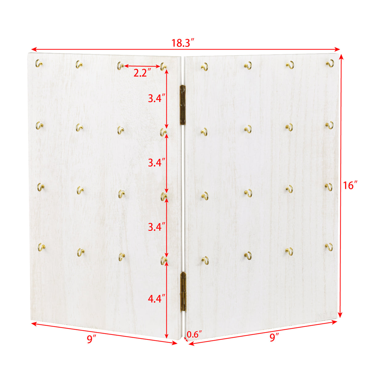 #WDT534 Two-Sided Jewelry Display Stand