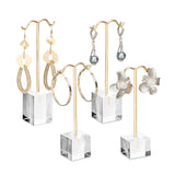 4 Pcs Set Acrylic Earrings Display Stand 