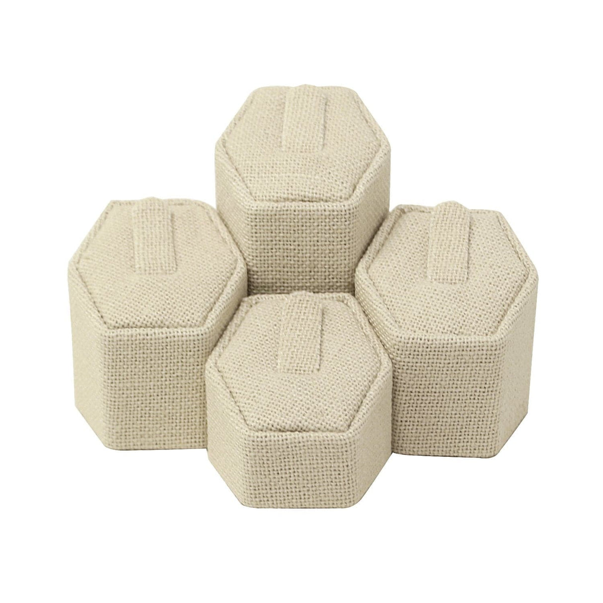 #201N (LE) Linen Ring Pedestals Displays Set