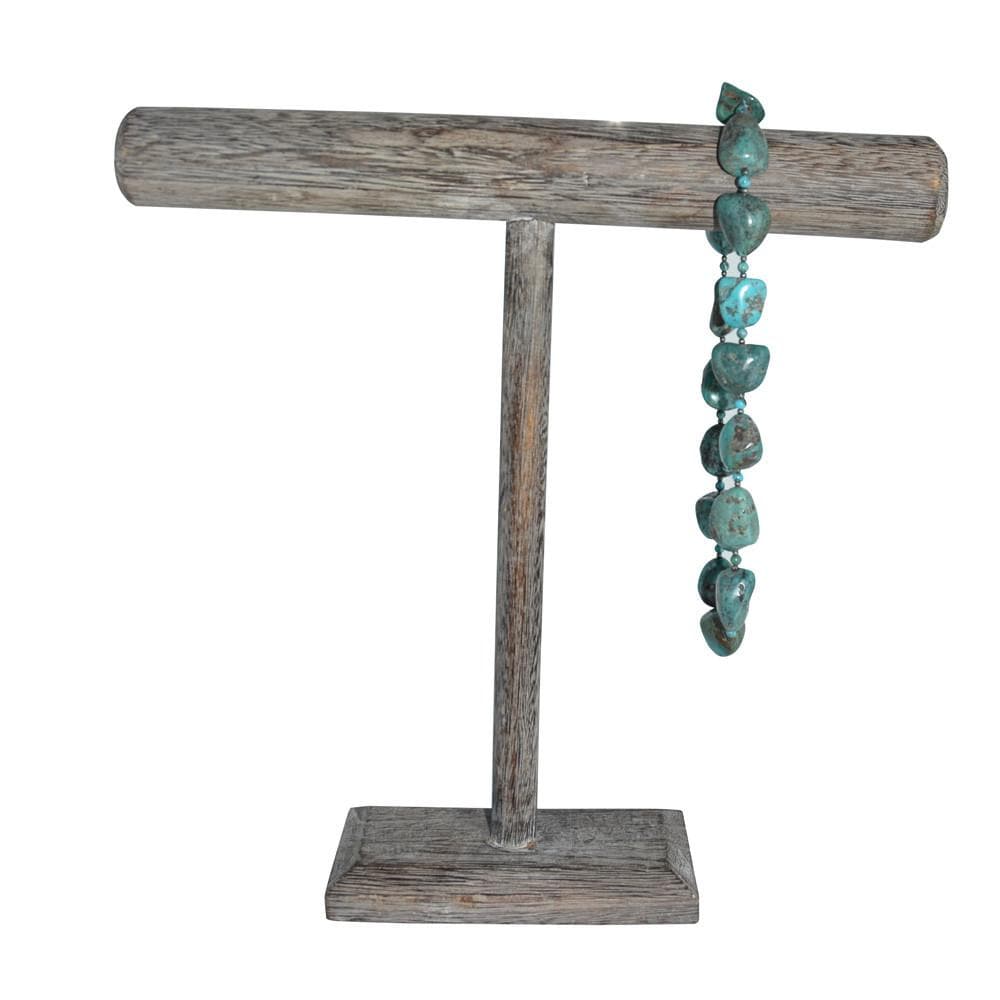 Antique Color Wooden T-bar Bracelet Display-Nile Corp