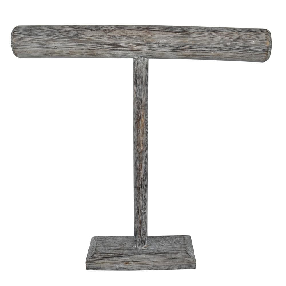Antique Color Wooden T-bar Bracelet Display-Nile Corp